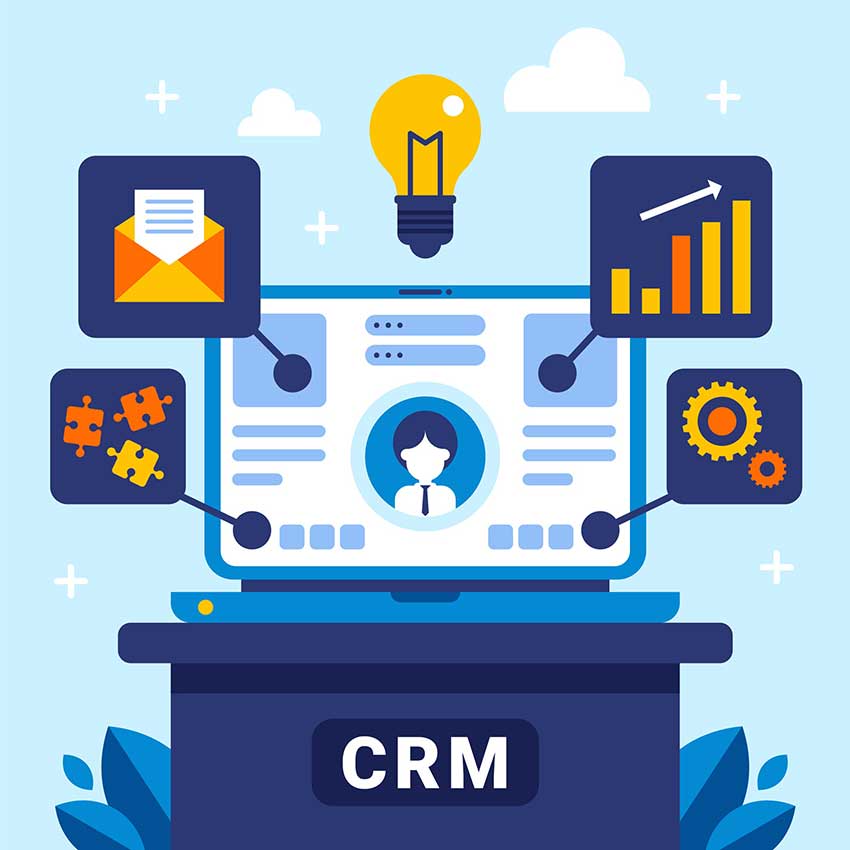 چگونه نرم‌افزار CRM رایگان